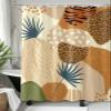 Bohemia Texture Shower Curtain 72 Inches by 84 Inches, Machine Washable Waterproof Shower Curtains with Plastic Hooks for Guest Bath Home Bathroom Decoration Abstract Geometric Texture Pattern view 3