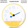 Clock, Home Decor Round Wall Clock, Silent Wall Clocks Round Battery Operated Easy to Read Simple for Living Room/Office/Home/Kitchen Decor (I) view 3