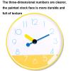 Clock, Home Decor Round Wall Clock, Silent Wall Clocks Round Battery Operated Easy to Read Simple for Living Room/Office/Home/Kitchen Decor (I) view 4
