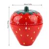Strawberry Shaped 60 Minutes Kitchen Timer, Durable Mechanical Kitchen Timer Clock, Mechanical Time Reminder view 2