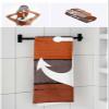Anzona Rustic Anchor Fall Orange Ombre 3 Piece Bath Towels Set, Farm Wood Board Gradient Soft & Absorbent Towel for Bathroom, Hotel (1 Bath Towel 30x60, 1 Hand Towel 16x28, 1 Washcloth 13x13) view 4