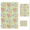 Anzona Easter Bunny 3 Piece Bath Towels Set, Spring Easter Basket Eggs Polka Dot Green Soft & Absorbent Towel for Bathroom, Hotel (1 Bath Towel 30x60, 1 Hand Towel 16x28, 1 Washcloth 13x13) view 1