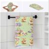 Anzona Easter Bunny 3 Piece Bath Towels Set, Spring Easter Basket Eggs Polka Dot Green Soft & Absorbent Towel for Bathroom, Hotel (1 Bath Towel 30x60, 1 Hand Towel 16x28, 1 Washcloth 13x13) view 4