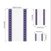 American Independence White Star Thin Line 3 Piece Bath Towels Set, White Flag Day Red Blue Stripes Absorbent Towel for Bathroom (1 Bath Towel 30x60, 1 Hand Towel 16x28, 1 Washcloth 13x13) view 4