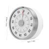 60 Minute Visual Timer, Mechanical Timer Clock with Magnetic Backing, Kitchen Timer Retractable Stand for Cooking Exam Sleeping Timing view 2