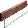 MRXFN Towel Rack Black Walnut Wood Towel Rack, for Bedroom Wooden Towel Hold Wall Mounted Retro Towel Bar Towel Holder (Size : 60cm) view 1