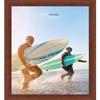 Poster Palooza 3x4 Inch Traditional Walnut Complete Wood Picture Frame with UV Acrylic Plexiglass, Foam Board Backing & Hardware Included - 3x4 Inch Frame view 4
