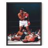 HAUS AND HUES Muhammad Ali Posters - Muhammad Ali Canvas Wall Art in Ring Boxing Prints, Sports and Gym Artwork, Black History Pictures for Wall, Sport Posters for Man Cave (Black Framed 16x20) view 1