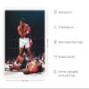 HAUS AND HUES Muhammad Ali Posters - Muhammad Ali Canvas Wall Art in Ring Boxing Prints, Sports and Gym Artwork, Black History Pictures for Wall, Sport Posters for Man Cave (Black Framed 16x20) view 2