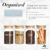Spice Jar Labels Preprinted, Prefdo 276 Black & White Script Spice Combo Labels, Waterproof Vinyl Stickers for Pantry Herb and Spice Rack Organization view 3