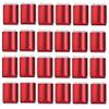 Can Cooler Sleeves Blank Poly Foam - Collapsible DIY Customizable for Parties Weddings Bulk (25, Metallic Red) view 2