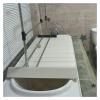 CHALKE PVC Bathtub Cover Dustproof Foldable Bathtub Insulation Cover Bath Shelf Bathtub Insulation Cover Suitable for Villa Hotel Clubhouse (Size : 150x75x1.2cm) view 1