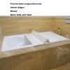 CHALKE PVC Bathtub Cover Dustproof Foldable Bathtub Insulation Cover Bath Shelf Bathtub Insulation Cover Suitable for Villa Hotel Clubhouse (Size : 150x75x1.2cm) view 3