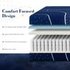 Sweetnight Queen Mattress, 12 Inch Hybrid Queen Size Mattress in a Box, Gel Memory Foam and Individual Pocket Spring for Motion Isolation, Starry Night,Blue view 4