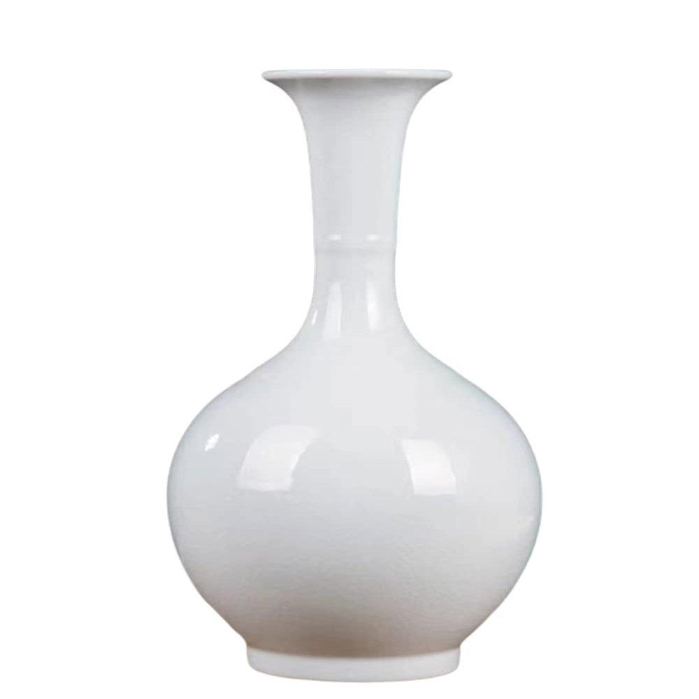 AMITVA Blue and White Chinoiserie VasesDecorative Bud Vases for Living Room, Bookshelf, Mantle Fireplace, Centerpieces-D 2916cm