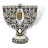 Cohen Tsemach Art&Gift Amazing Menorah Hanukkiah handmade,Green pomegranate view 4
