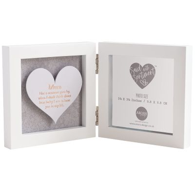 Said with sentiment 7663 Mum Hinged Heart Photo Frame