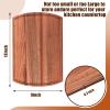 Patelai 12 Pack Large Cutting Boards Bulk Wooden Kitchen Chopping Boards for Crafts DIY Wedding Housewarming Gift(Walnut Wood,12 x 9 Inch) view 2