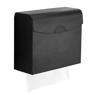 LIOONS High Capacity Wall-Mounted Paper Towel Dispenser Commercial Hand Towel Dispenser No Punching Waterproof Paper Towel Holders Stable
