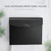 LIOONS High Capacity Wall-Mounted Paper Towel Dispenser Commercial Hand Towel Dispenser No Punching Waterproof Paper Towel Holders Stable view 3
