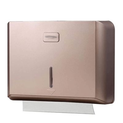 LIOONS High Capacity Paper Towel Dispenser Wall Mount Waterproof Hand Towel Dispenser Commercial Paper Towel Holders Lock Tissue Box Stable
