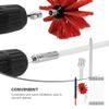 LIFKOME Dryer Vent Brush Set Chimney Brush 9 Extendable Rods Fireplace Cleaning Lint Flue Brush Heatproof Long-Lasting view 2