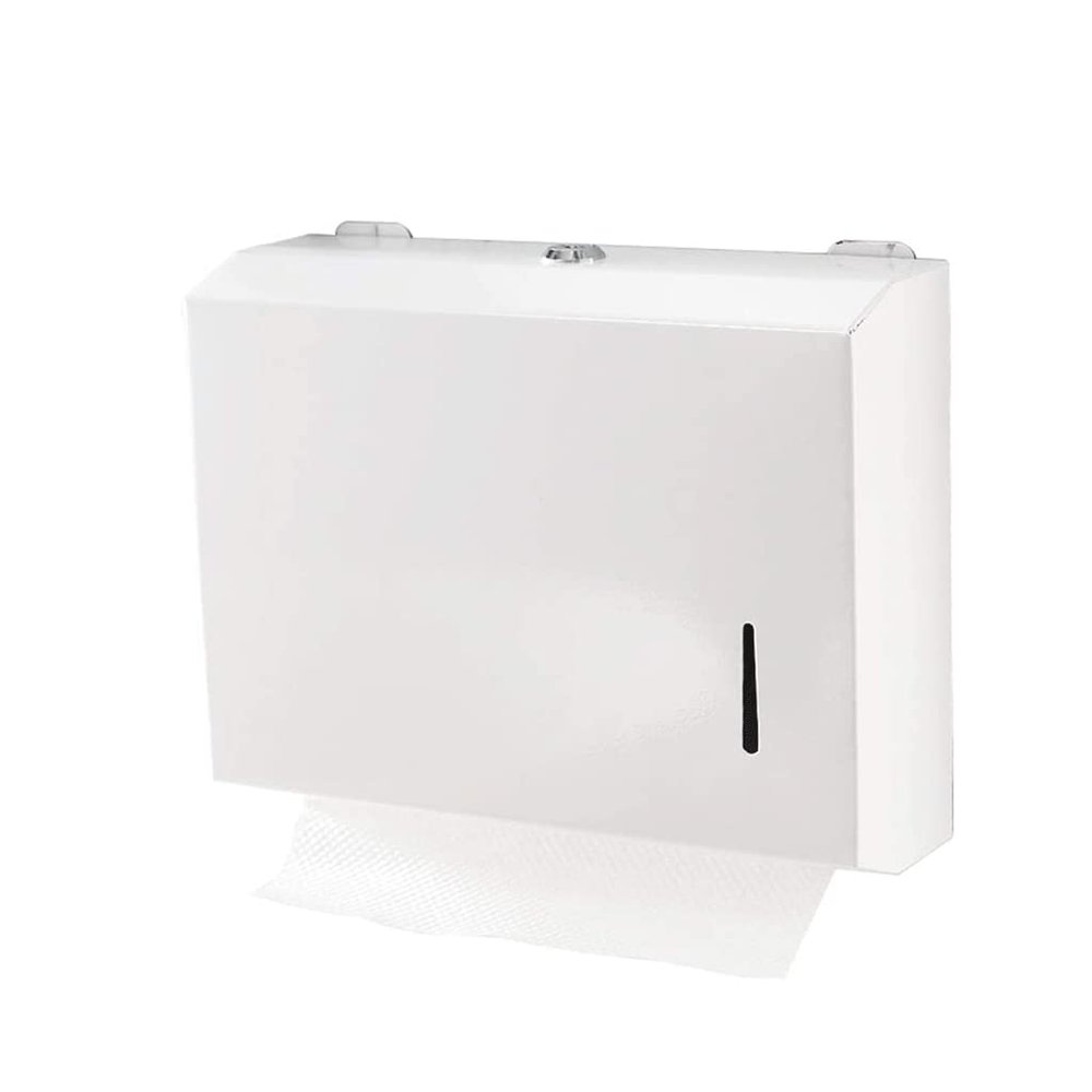 LIOONS High Capacity Commercial Paper Towel Dispenser with Lock Stainless Steel Wall Mounted Hand Towel Dispenser for Home Bathroom Hotel Stable