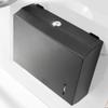 LIOONS High Capacity Commercial Paper Towel Dispenser with Lock Stainless Steel Wall Mounted Hand Towel Dispenser for Home Bathroom Hotel Stable view 3