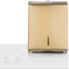 LIOONS High Capacity Lockable Paper Towel Dispenser Commercial Hand Towel Dispenser Wall Mount Stainless Steel Paper Towel Holders Stable view 4