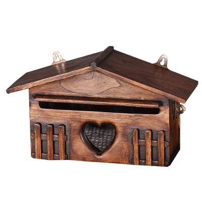 LIOONS High Capacity Wall Mounted Paper Towel Holders Creative Log House Look Hand Towel Dispenser for Bathroom Paper Towel Dispenser Stable