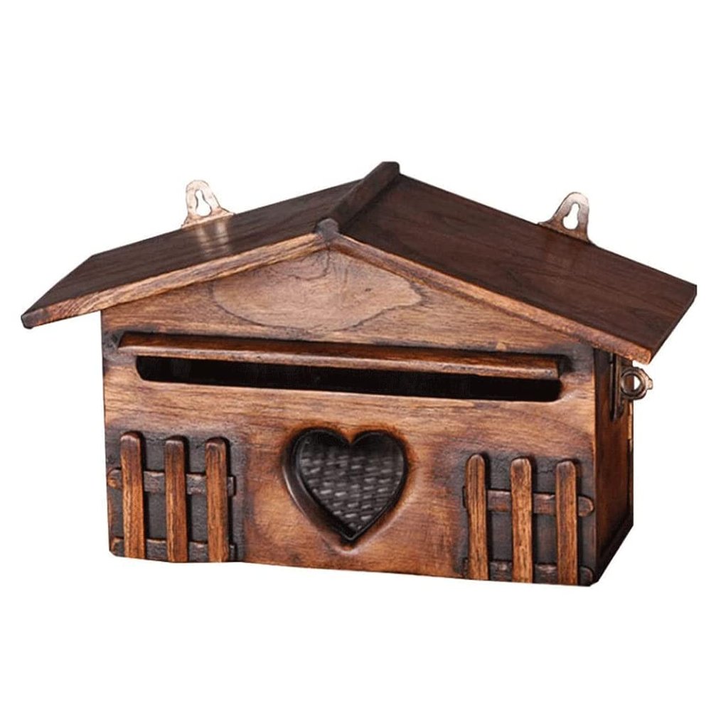 LIOONS High Capacity Wall Mounted Paper Towel Holders Creative Log House Look Hand Towel Dispenser for Bathroom Paper Towel Dispenser Stable