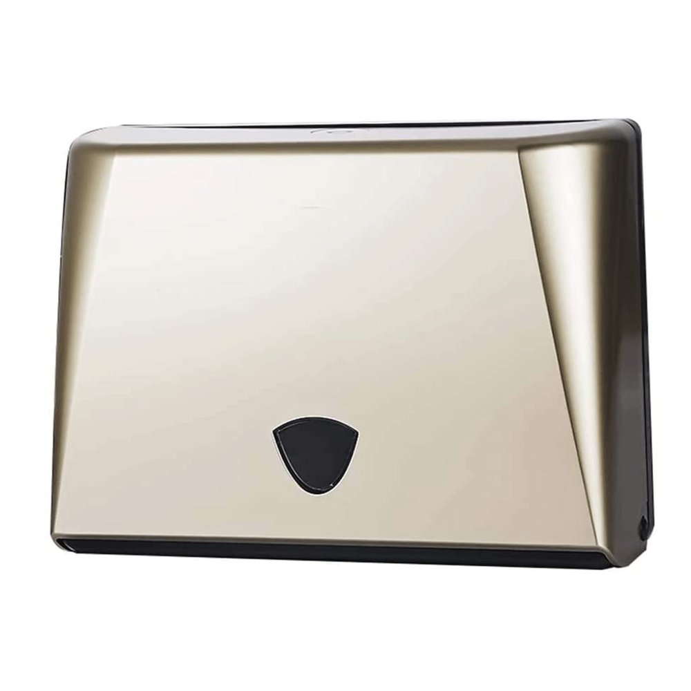 LIOONS High Capacity Paper Towel Dispenser Wall-Mounted Waterproof Hand Towel Dispenser Free Punching Plastic Paper Towel Holders Stable