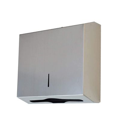LIOONS High Capacity Paper Towel Dispenser Locking Stainless Steel Wall Mounted Commercial Hand Towel Dispenser for Office Bathroom Kitchen Stable