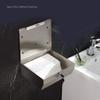 LIOONS High Capacity Lockable Paper Towel Dispenser Commercial Hand Towel Dispenser Wall Mount Stainless Steel Paper Towel Holders Stable view 3