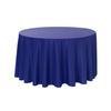 108 Inch Round Polyester Tablecloths for Weddings and Parties Multicolor (Royal Blue) view 1