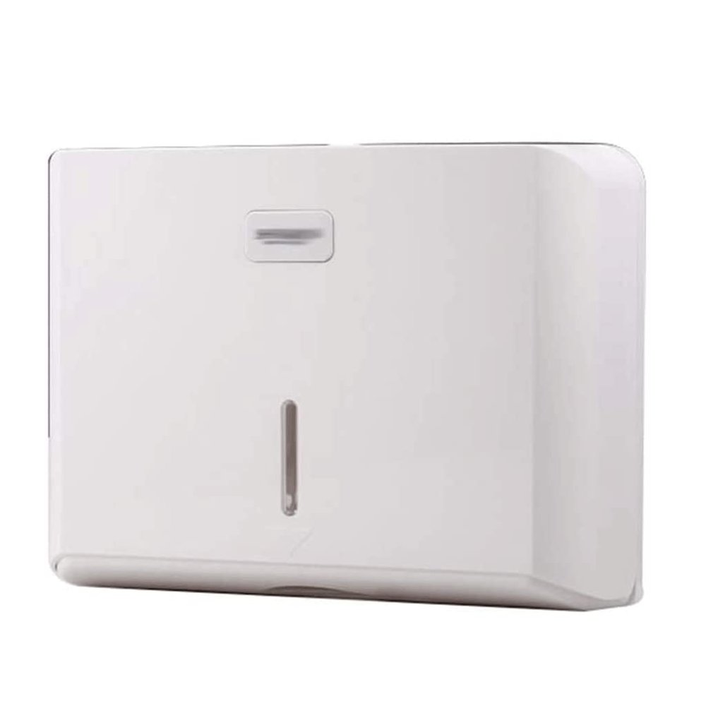 LIOONS High Capacity Paper Towel Dispenser Wall Mount Waterproof Hand Towel Dispenser Commercial Paper Towel Holders Lock Tissue Box Stable