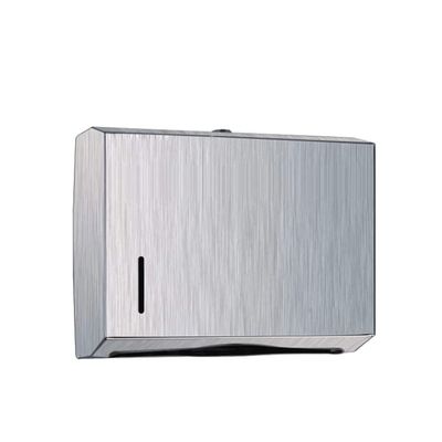 LIOONS High Capacity Wall Mounted Paper Towel Dispenser with Lock Stainless Steel Hand Towel Dispenser Punch-Free Home Kitchen Commercial Stable