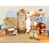 Aerdce Teddy Bear Arch Backdrop 4x7ft We Can Bearly Wait to Meet You Arched Wall Covers Stretchy Background for Party Decorations Pink Baby Shower Decor Props NO-76 view 4