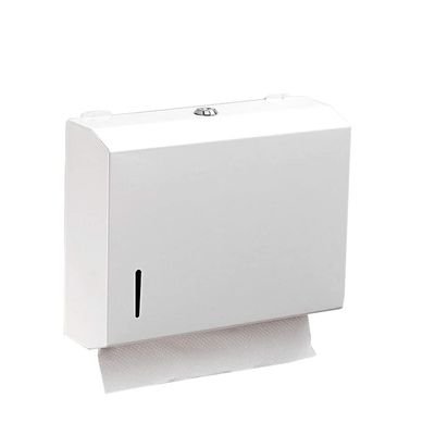 LIOONS High Capacity Commercial Paper Towel Dispenser Lock Wall Mount Stainless Steel Waterproof Hand Towel Dispenser for Bathroom Kitchen Hotel Stable