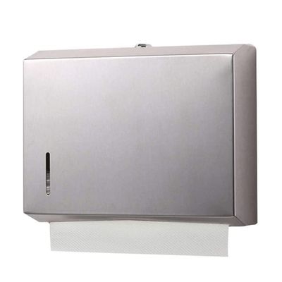 LIOONS High Capacity Lockable Paper Towel Dispenser Wall-Mounted Commercial Hand Towel Dispenser Waterproof Home Hotel Paper Towel Holders Stable
