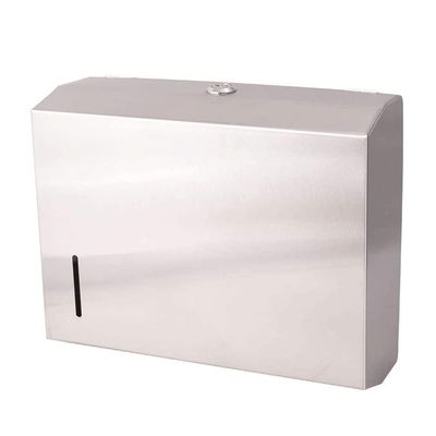 LIOONS High Capacity Paper Towel Dispenser with Lock Stainless Steel Wall Mount Hand Towel Dispenser Waterproof Household Paper Towel Holders Stable
