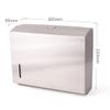 LIOONS High Capacity Paper Towel Dispenser with Lock Stainless Steel Wall Mount Hand Towel Dispenser Waterproof Household Paper Towel Holders Stable view 2