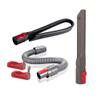 5 Pack Crevice Tool kit Vacuum Attachment Compatible with Dyson V7 V8 V10 V11 V15,Flexible Clean Tool with Hose & Trigger Lock,Clean Blinds Drawer Chassis Keyboard Car Frame Furniture Casement Corner view 1