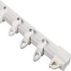 Ceiling Curtain Track, Sliding Door Curtain Track White Curtain Rail Rods, Ceiling Mounted / Wall Mount Curtain Tracks System, Garage Balcony Metal Curtain Rod, Easy to Bend ( Color : Wall Mount , Siz view 1