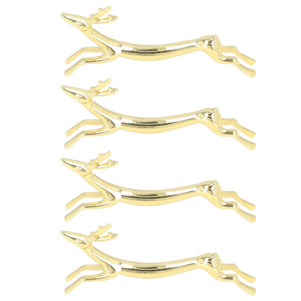 Pilipane 4pcs Reusable Chopstick Rest, for Long-Lasting Reusable Cute Animal Design Chopstick Rest Set, Spoon Fork Knife Rack Chopstick Holder Rest(Deer)
