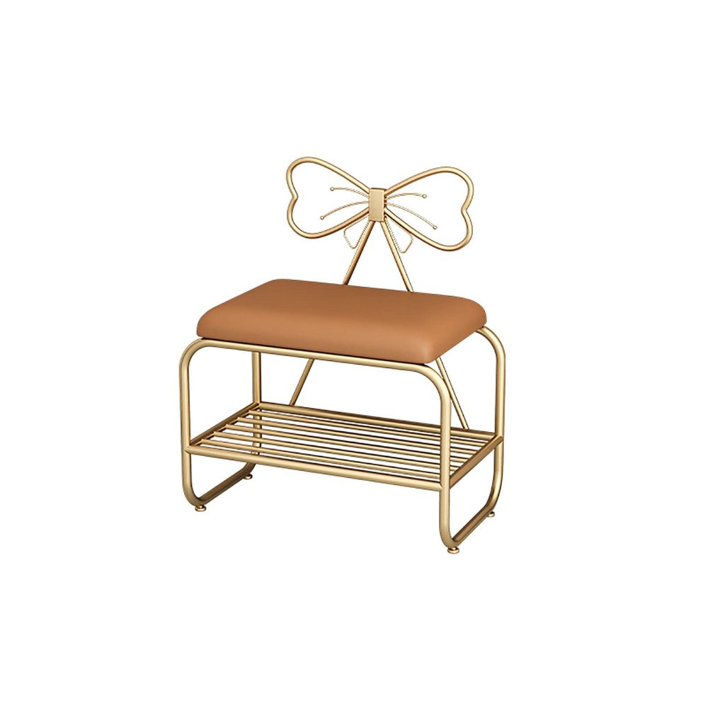 Storage Shoe Bench Shoe Storage Bench Shoes Cabinet Bench Shoe Bench with Seat Nordic Shoe Stool with Bow-shaped Backrest for Home,Shoe Storage Rack with Soft PU Cushion,for Hallway Living Room Bedr