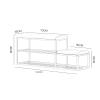 Storage Shoe Bench Shoe Storage Bench Shoes Cabinet Bench Shoe Bench with Seat 2-Tier Shoe Rack with Low and High Seats Storage Rack Organizer with Metal Frame for Hallway Living Room Bedroom Corrid view 3