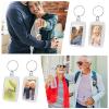 DIVINA VITAE 10PCS Acrylic Photo Picture Keychains Blank Photo Keyrings Double Sided Picture Holder With Split Ring Clear Personalised Diy Craft Art Projects Picture Frame For Men Women Family Friend view 3