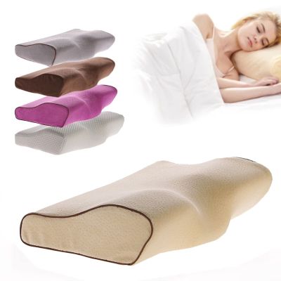 Cervical Neck Pillow for Sleeping, Orthopedic Pillows for Neck and Shoulder Pain, Cervical Memory Foam Pillows for Neck Pain Contour Pillow for Side, Back and Stomach Sleepers Beige