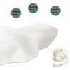 Cervical Neck Pillow for Sleeping, Orthopedic Pillows for Neck and Shoulder Pain, Cervical Memory Foam Pillows for Neck Pain Contour Pillow for Side, Back and Stomach Sleepers Beige view 3